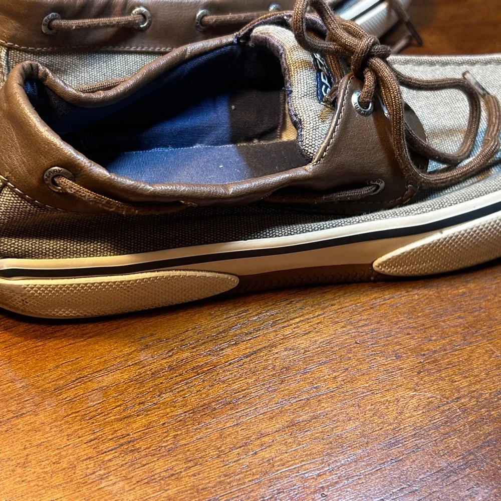 Sperry Men's Brown and Gray Boat Shoes